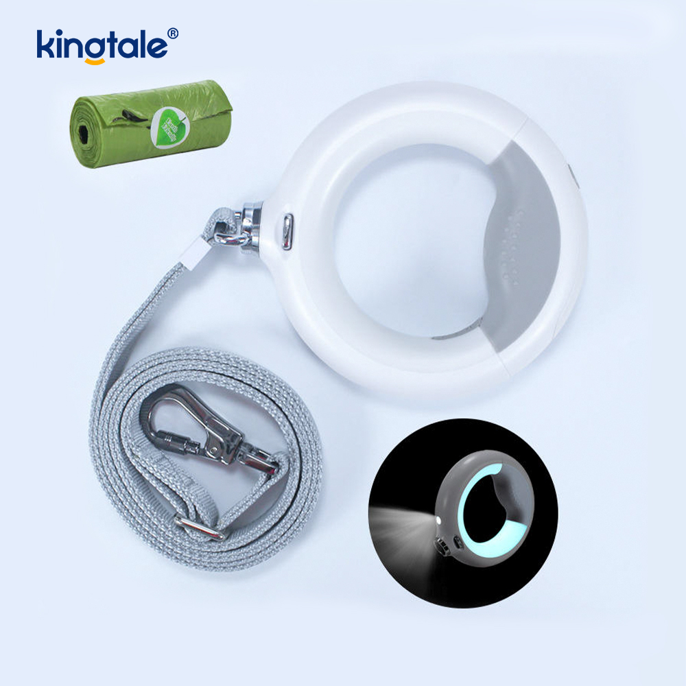 Dây xích có thể thu vào dây dẫn chó LED đi dạo Dây kéo nylon