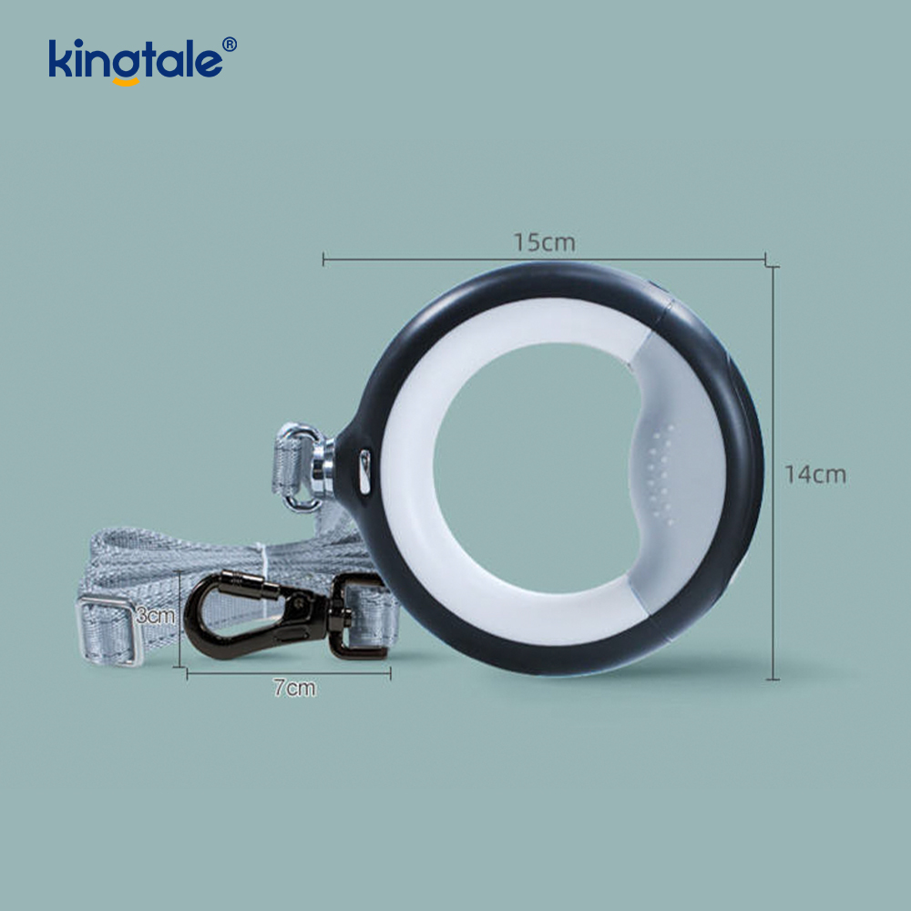 Dây xích có thể thu vào dây dẫn chó LED đi dạo Dây kéo nylon
