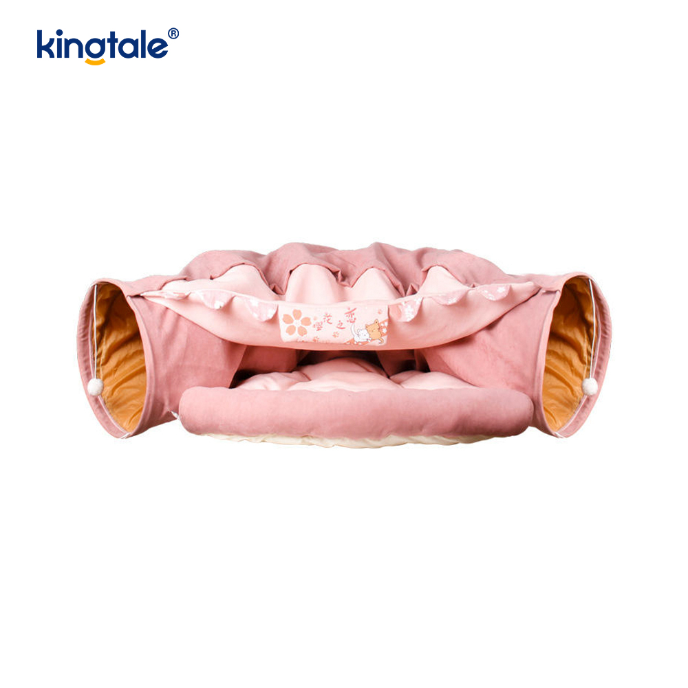 Đường hầm chơi mèo có thể xem lại Đồ chơi tương tác Mê cung nhà mèo Đường hầm trong nhà