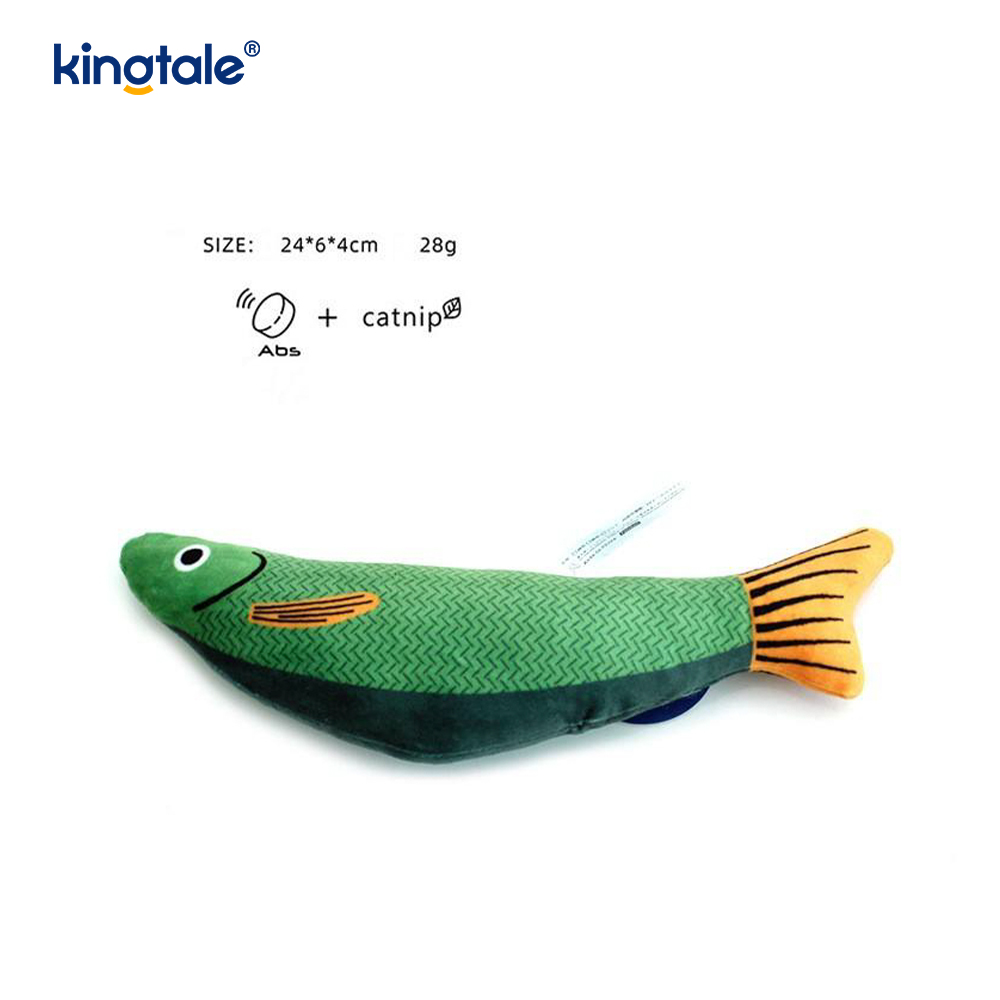 Đồ chơi cho mèo Catnip bền bỉ với nhiều loại cá thực tế