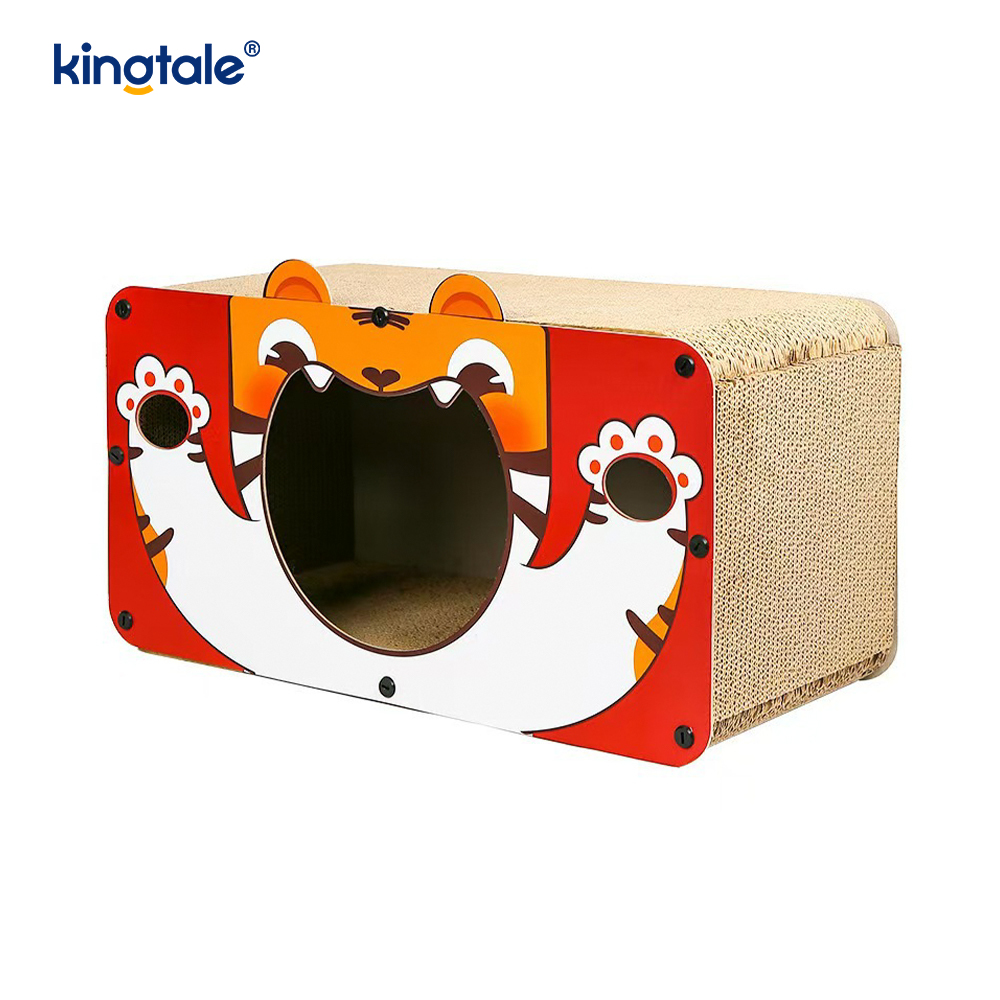 Bảng giấy gợn sóng Đồ chơi cào mèo trong nhà với Catnip